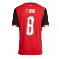Stroje piłkarskie Austria David Alaba #8 Koszulka Podstawowej dla damskie MŚ 2026 Krótki Rękaw
